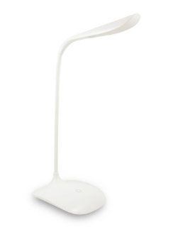 [Mini & Rechargeable] Ramcent eye friendly LED min task/desk Lamp  3 Level Dimmable Touch Control/Gooseneck design lasts 8 hours at brightest level after fully charged (natural white)   Reading Lamp  
