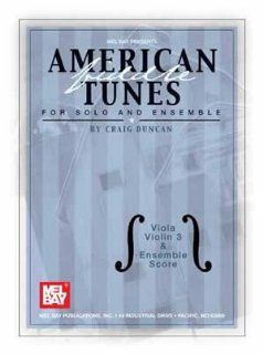 American Fiddle Tunes for Solo and Ensemble   Viola, Violin 3 and Ensemble Score Musical Instruments