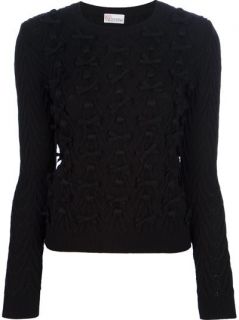 Red Valentino Cable Knit Sweater