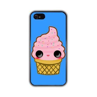 IPHONE 5 Kawaii Anime and Manga Ice Cream Black Slim Hard Phone Case Designed Protector Accessory *Also Available for Iphone Apple 4 4S 4G and Samsung Galaxy S3* AT&T Sprint Verizon Virgin Mobile Cell Phones & Accessories