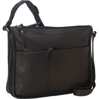 Derek Alexander EW Twin Top Zip Semi Structured Handbag