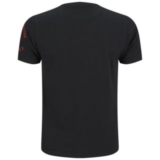 Ringspun Mens Flash T Shirt   Black      Clothing