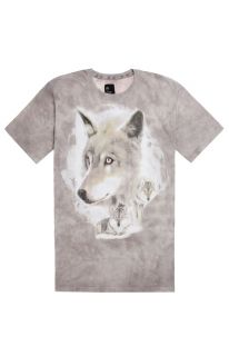 Mens Afends T Shirts   Afends Gray Wolf T Shirt