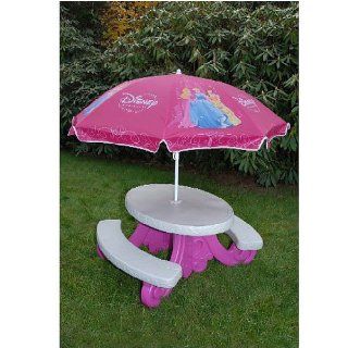 Fairy tale Picnic Table with Umbrella  Patio, Lawn & Garden