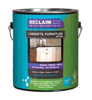 Reclaim Paint ONE GALLON. PEBBLE, Cabinet or Funiture Restoration /Now You Can Reclaim Almost Any Surface with This Combination Primer/finish/sealer Formula That Cures to a Durable, Washable Surface in Just One or Two Coats   Household Wood Stains  