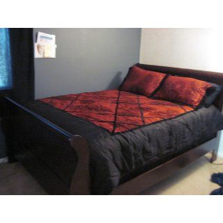 Shop Coaster Fine Furniture 200431q Louis Philippe Style Sleigh Bed, Queen, Cherry Finish at the  Furniture Store