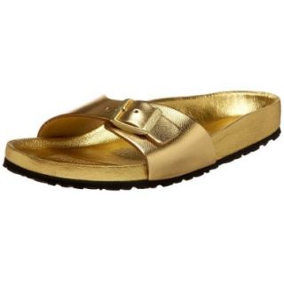 Birkenstock Madrid Exquisite Sandal,Liquid Gold,38 N EU Shoes
