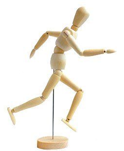 Also [model doll pose freely wooden drawing sketch interior 30cm [Heart Japan] (japan import) Toys & Games