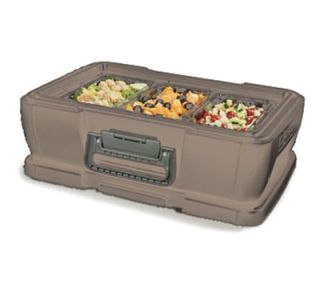 Carlisle 24 qt Cateraide Top Loading Insulated Food Carrier   Caramel