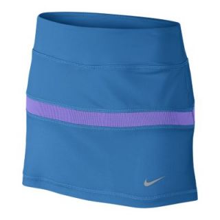 Nike Victory Power Girls Tennis Skirt   Light Photo Blue