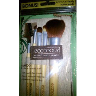 EcoTools MINERAL 5pc Make Up Brush Travel Set 1213  Refillable Cosmetic Containers  Beauty