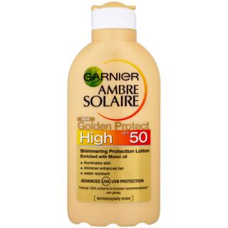 Garnier Ambre Solaire Golden Protect Milk SPF50 200ml      Health & Beauty