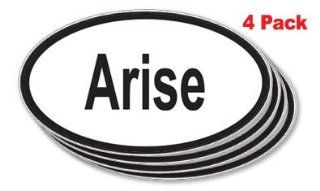 Arise Oval Sticker 4 pack 