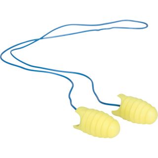 3M E-A-Rsoft Grippers Corded Earplugs — 200 Pairs, Model# 312-6001