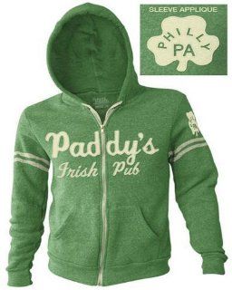 It's Always Sunny In Philadelphia Paddy's Irish Pub Green Adult Hoodie (Medium) 