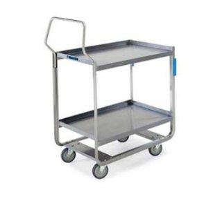 Lakeside 4939 Utility Cart w/ (3) 18 x 27 in Shelves & Vertical Handle, 1000 lb, Each   Serving Carts
