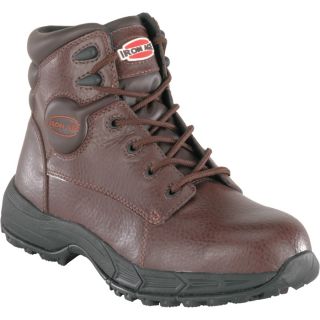 Iron Age 6 Inch Steel Toe EH Sport/Work Boot   Brown, Size 10 1/2, Model IA5100