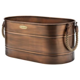Smith & Hawken Log Holder with Rope Handles 10x13x23