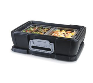 Carlisle 18 qt Cateraide Top Loading Insulated Food Carrier   Onyx Black