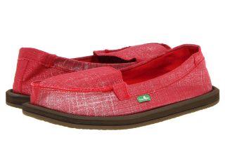 Sanuk Ohm My Womens Slip on Shoes (Red)