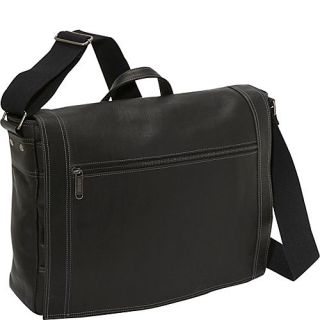Tribeca Colombian Leather Zip Flap Laptop Messenger Bag