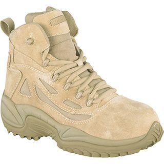 Reebok Rapid Response 6 Inch Composite Toe Zip Boot   Desert Tan, Size 11 Wide,
