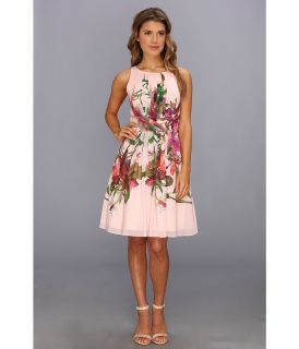 Ted Baker Carlii Symmetrical Orchid Print Dress Womens Dress (Pink)