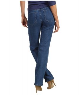 NYDJ Marilyn Straight in Monrovia Wash Womens Jeans (Blue)