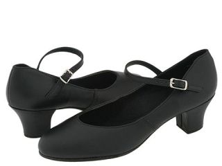 Capezio Leather Jr. Footlight Womens Tap Shoes (Black)
