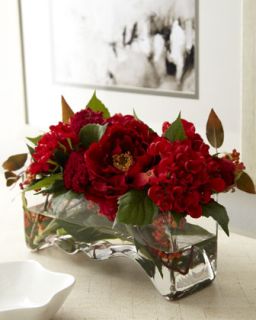 Red Delight Faux Floral   John Richard Collection