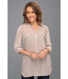 Splendid Shirting L/S Collar Top Womens Blouse (Brown)