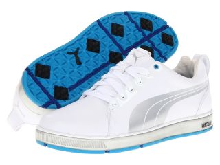 PUMA Golf HC Lux Mens Golf Shoes (White)