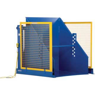 Vestil Hydraulic Box Dumper   2000 lb. Capacity, 60 Inch Dump Height, Model HBD 