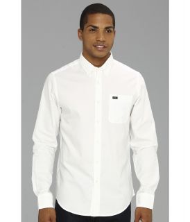 RVCA Thatll Do Oxford L/S Mens Long Sleeve Button Up (White)