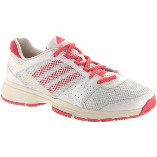 adidas Barricade Team 3 adidas Womens Tennis Shoes Core White/Poppy Pink/Frost