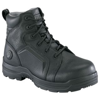 Rockport 6 Inch Waterproof More Energy Composite Toe Boot   Black, Size 7 Wide,