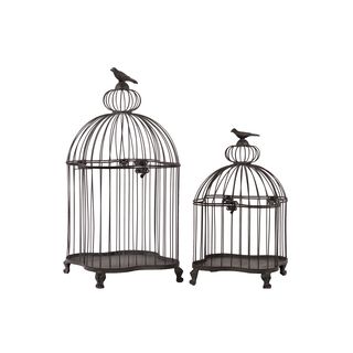 Metal Bird Cage (set Of 2)