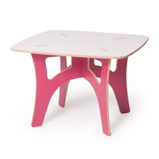 Sprout Kids Table KT001 Color Pink Legs, White Top