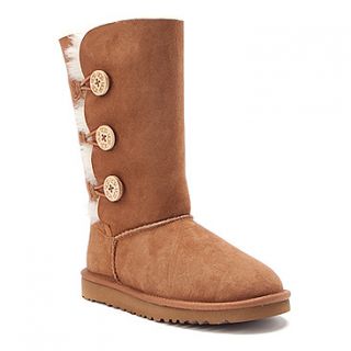 UGG Australia K Bailey Button Triplet  Girls'   Chestnut