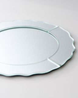 Mirrored Charger Plate