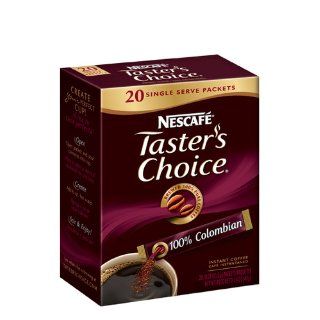 Nescafe Taster's Choice Decaf Instant Coffee, 20 Single Serve Packets  Grocery & Gourmet Food