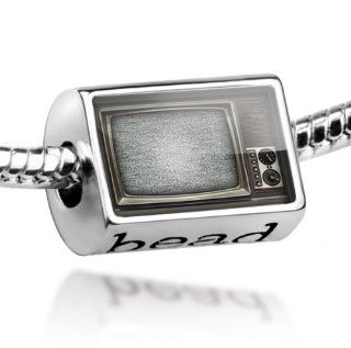 Beads "80s TV, Televison"   Pandora Charm & Bracelet Compatible Tv Watch Jewelry