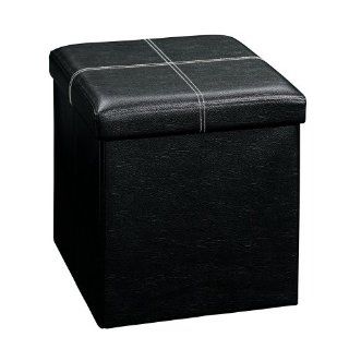 Beginnings Storage Ottoman Small/Black   Cube