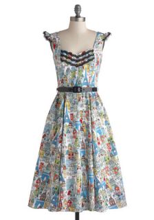 Favorite Train Car Dress  Mod Retro Vintage Dresses