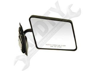 APDTY 066293 Side View Mirror   Right , Manual Painted Black; Below Eye line Automotive