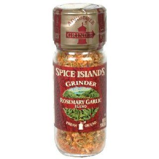 Spice Islands Grinder (Pack of 3) Choose Flavor Below (Rosemary Garlic Blend 2oz)  Flavored Salt  Grocery & Gourmet Food