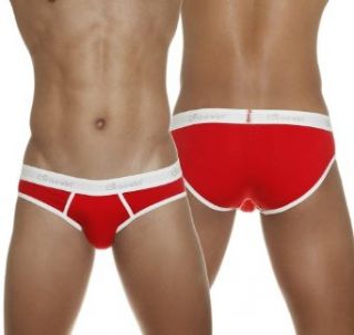 Groovin' Mens Red *Cotton* Hip Brief at  Mens Clothing store