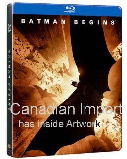 Batman Begins Blu ray SteelBook [Blu ray] Christian Bale, Katie Holmes, Christopher Nolan Movies & TV