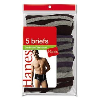 Hanes New Comfortsoft Ringer Brief 5 Pack Assorted Small Clothing