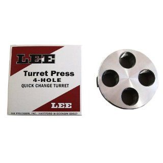 Lee Precision 4 Hole Turret (Silver)  Gunsmithing Tools And Accessories  Sports & Outdoors